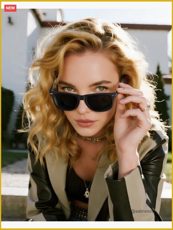Polarized UV400 Protection Sunglasses Square Frame Lightweight main image 6